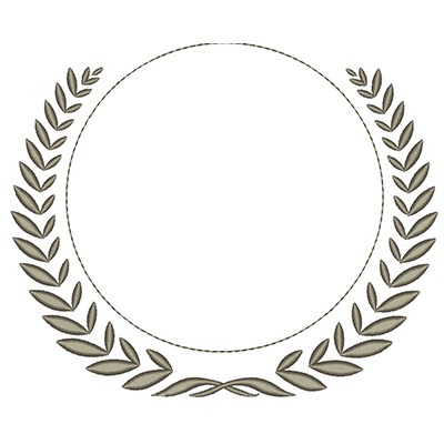 Matriz de matriz Matriz De Bordado Moldura Acácias Grande